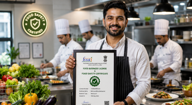 FSSAI food safety licence types: Basic, State, and Central registration explained